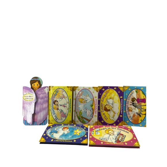 Grandreams Other - Grandreams Mini Pop-Up Storybook Set of 6 Angel Blessings Little Book of Prayers
